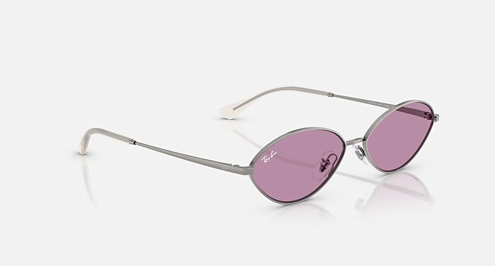 KAI BIO-BASED Sunglasses in Gunmetal and Dark Violet  display picture 2