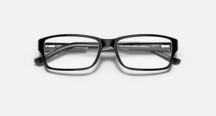 Ray-Ban Eyeglasses Unisex Rb5169 Optics Prescription - Grey Frame Clear Lenses 52-16 Polarized