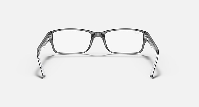 Ray-Ban Eyeglasses Unisex Rb5169 Optics Prescription - Grey Frame Clear Lenses 52-16 Polarized