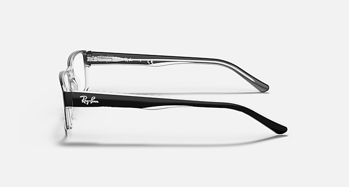 Ray-Ban Eyeglasses Unisex Rb5169 Optics Prescription - Grey Frame Clear Lenses 52-16 Polarized