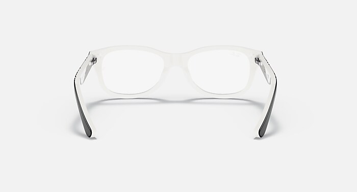 RB1544 OPTICS KIDS Eyeglasses with Black On White Frame