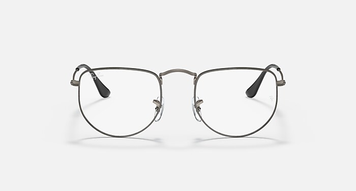 Ray-Ban Eyeglasses Unisex Elon Optics Prescription - Gunmetal Frame Clear Lenses 47-20