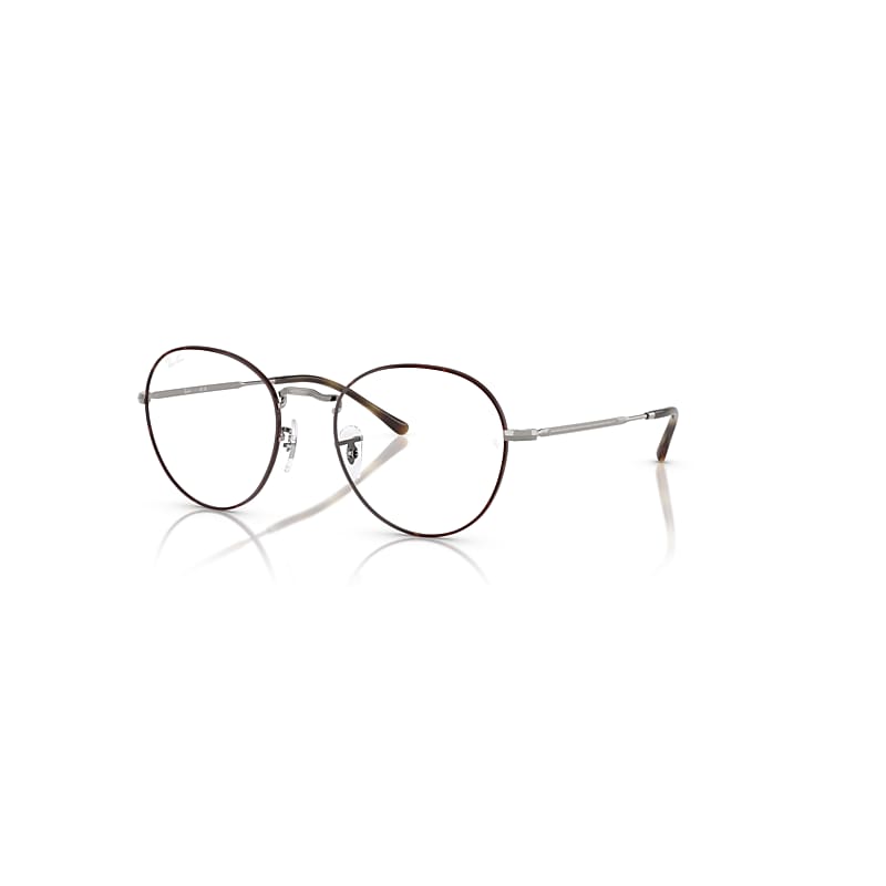 Ray Ban David Optics  Gunmetal Fassung Klar Glas Polarisiert 49-20 In Gunmetal