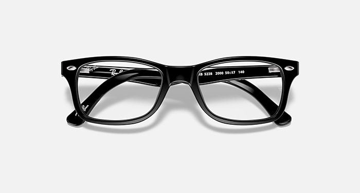 レイバン公式ストア】 Ray-Ban® RB5228 OPTICS メガネ | ブラック  