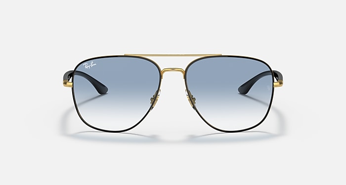 Ray-Ban Sunglasses Rb3683 Black Frame Blue Lenses
