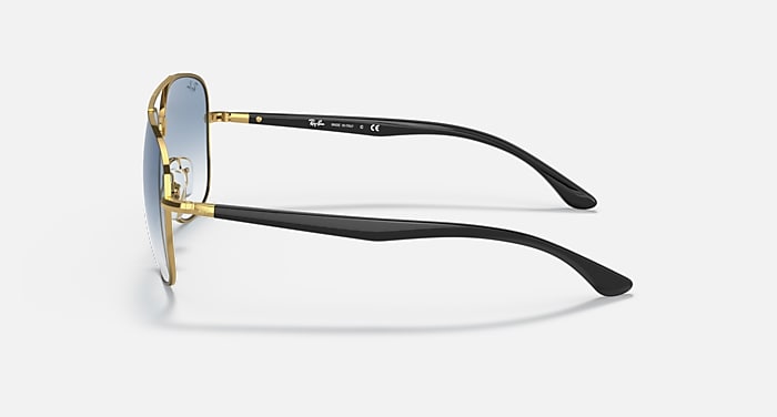 Ray-Ban Sunglasses Rb3683 Black Frame Blue Lenses