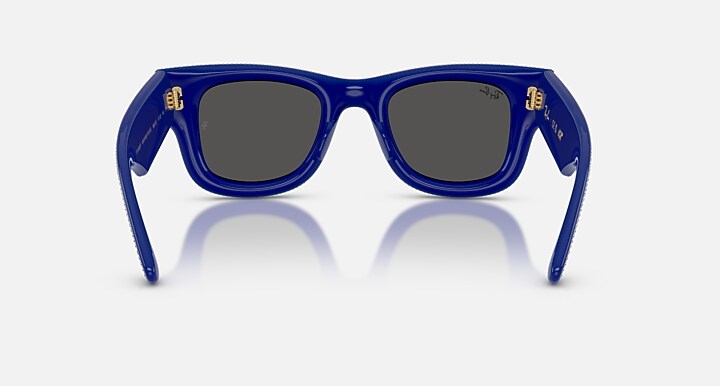 Ray-Ban Sunglasses Unisex Wayfarer Puffer Crystal Pavè Edition - Blue & Strass Pave Frame Black Lenses 47-23