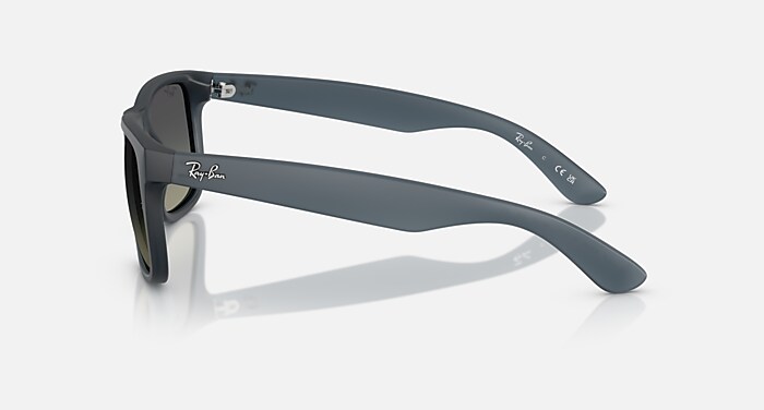 JUSTIN CLASSIC Sunglasses in Rubber Blue and Gradient Grey