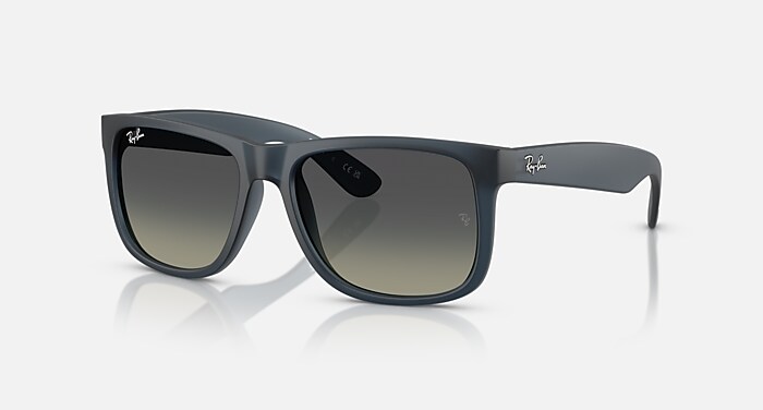 JUSTIN CLASSIC Sunglasses in Rubber Blue and Gradient Grey