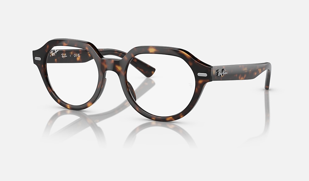RayBanユニセックスモデルGINA　サングラス　メガネケース付き GINA OPTICS Eyeglasses with Havana Frame - RB7214 | Ray-Ban® US