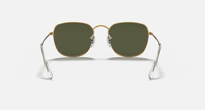 Ray-Ban Frank Sunglasses Gold Frame Green Lenses 51-20
