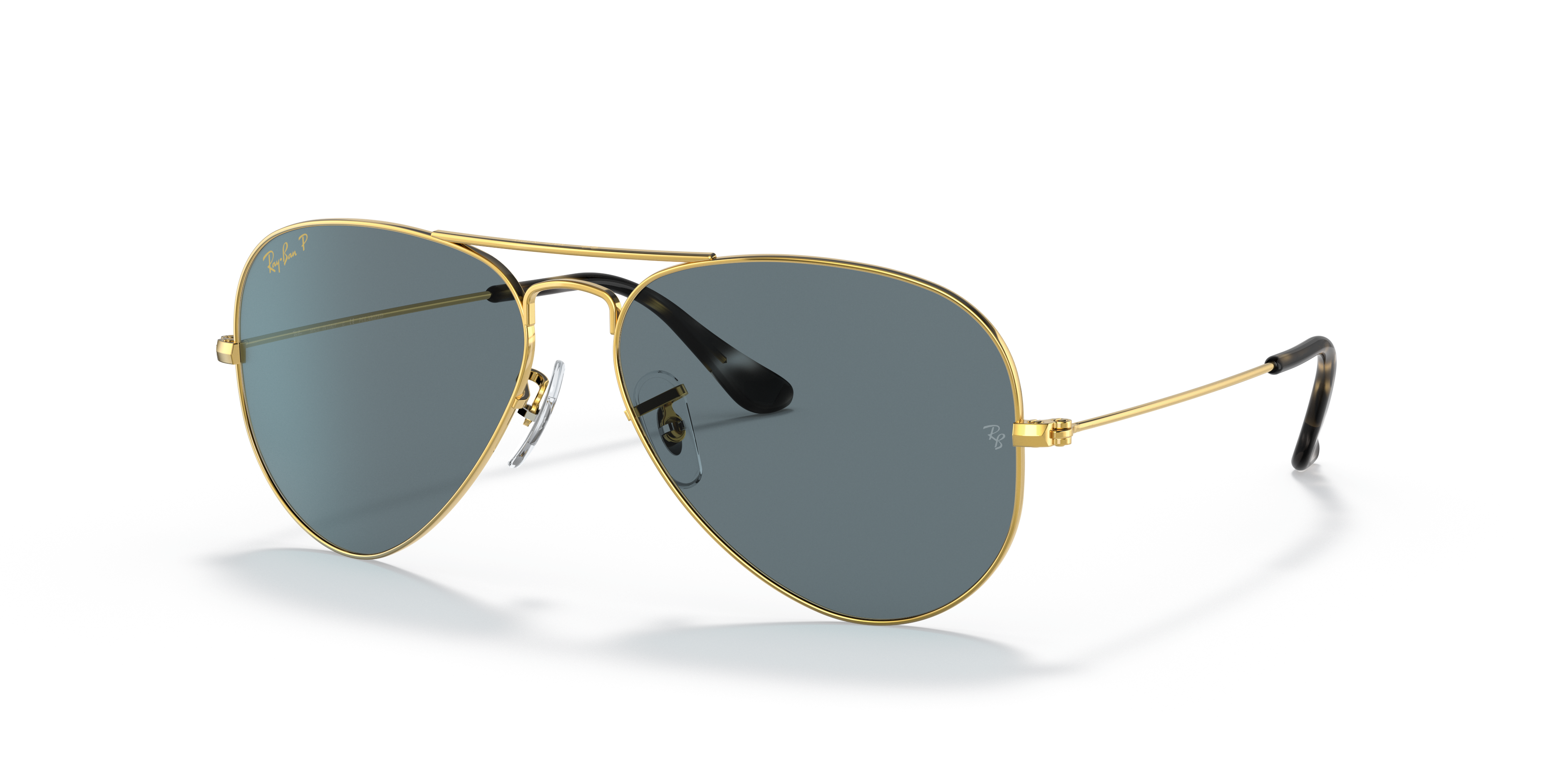 JULY 4TH LIMITED EDITION Polished Gold Frame Dark Blue Lenses 58-14