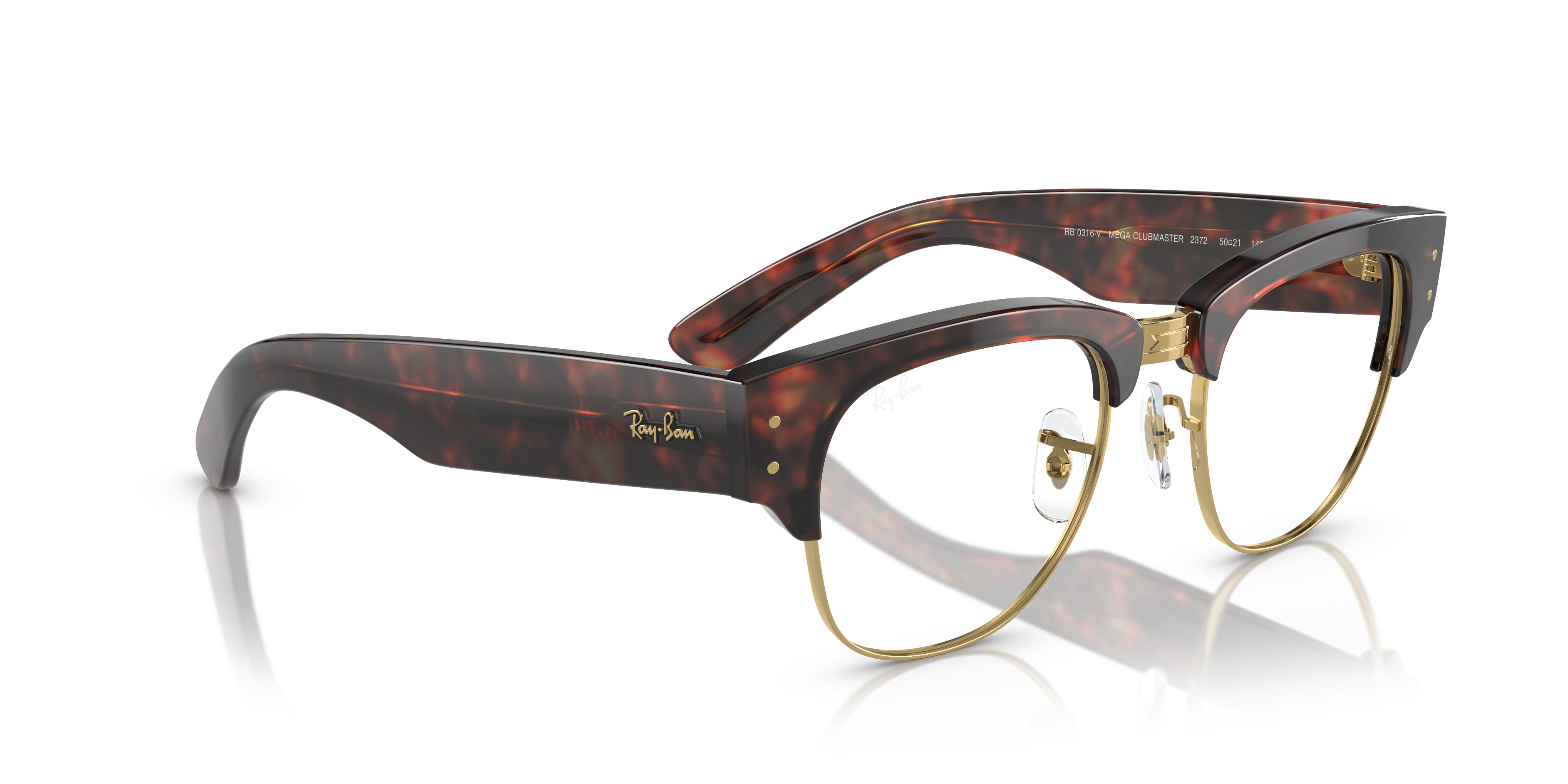 Ray’s ページ MEGA CLUBMASTER OPTICS Eyeglasses with Tortoise On Gold