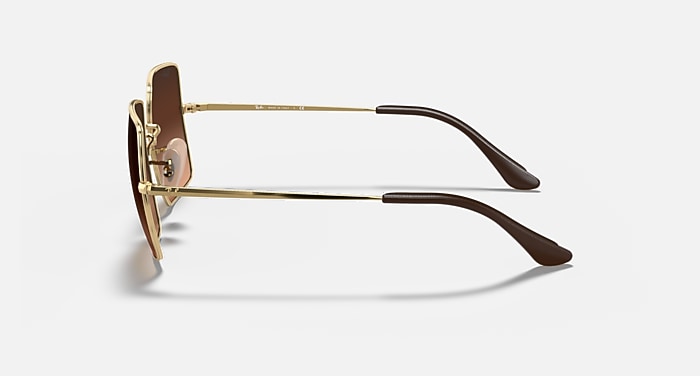 SQUARE 1971 @COLLECTION Sunglasses in Arista Gold and Pink/Brown