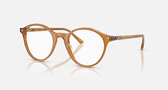 Ray-Ban Eyeglasses Unisex Bernard Optics Prescription - Beige Frame Clear Lenses 51-21 Polarized
