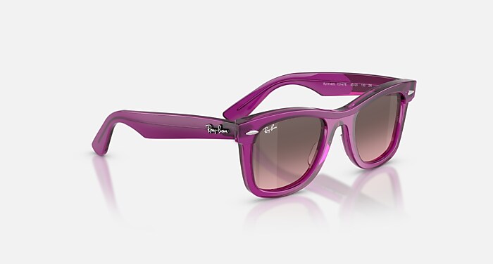 アール(ᵔᴥᵔ)　レディース　GB S Óculos de Sol MINI STREET NEAT em Violeta e Rosa espelhada Prata