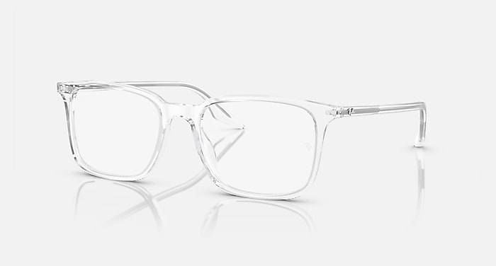 Ray-Ban Eyeglasses Unisex Rb5421 Optics Prescription - Transparent Frame Demo Lens Lenses 53-19 Polarized