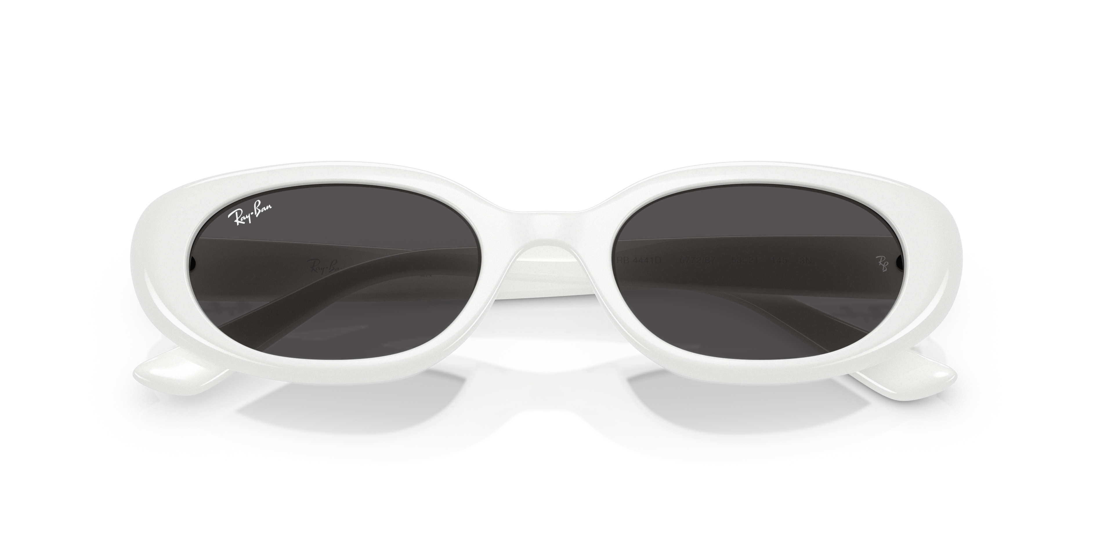 Ray-Ban RB 4441D ホワイトサングラス 0RB4441D__677287__P21__shad__c