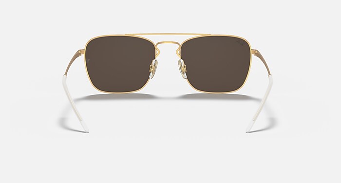 Ray-Ban Sunglasses Man Rb3588 - Gold Frame Brown Lenses 55-19