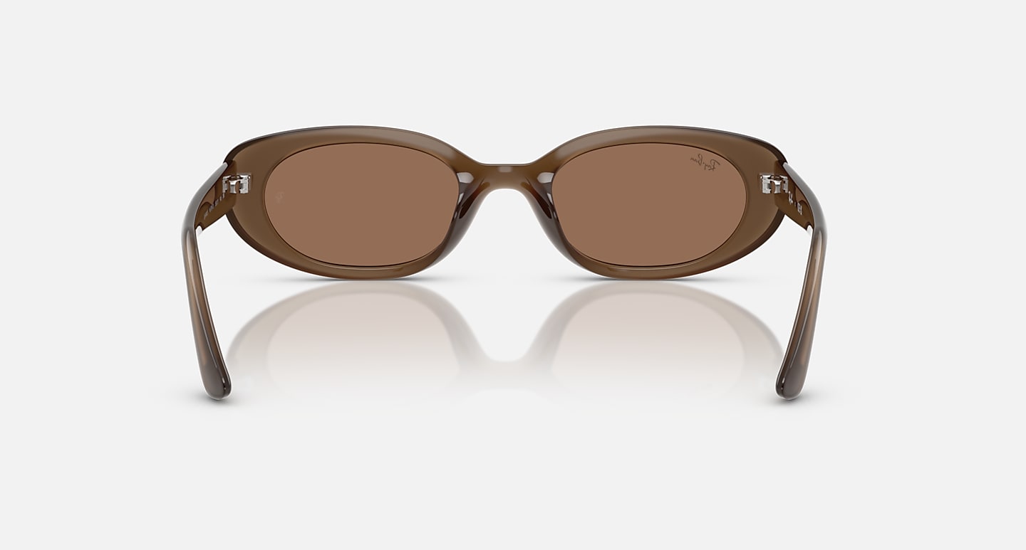 Ray-Ban Sunglasses Unisex Rb4441d Bio-based - Opal Brown Frame Brown Lenses 53-21