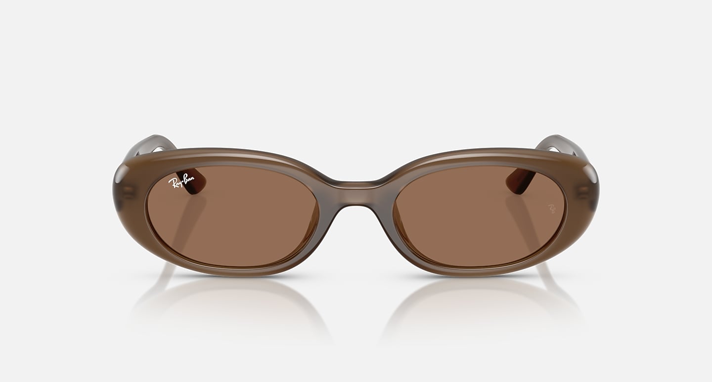 Ray-Ban Sunglasses Unisex Rb4441d Bio-based - Opal Brown Frame Brown Lenses 53-21