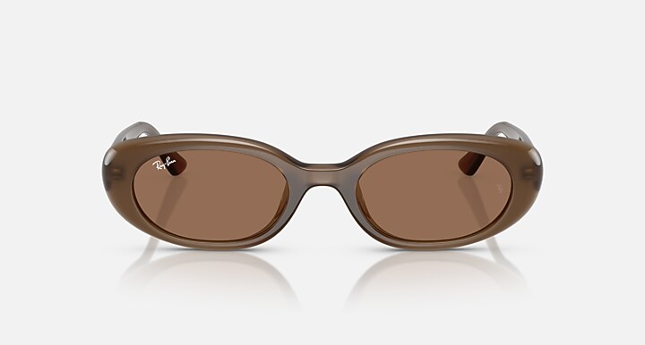 Ray-Ban Sunglasses Unisex Rb4441d Bio-based - Opal Brown Frame Brown Lenses 53-21