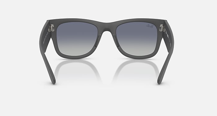 Ray-Ban Sunglasses Unisex Mega Wayfarer Liteforce - Sand Black Frame Grey Lenses 52-21 Polarized