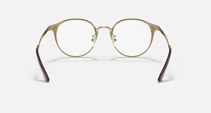 RB8770 OPTICS Eyeglasses with Brown On Gold Frame - RB8770D