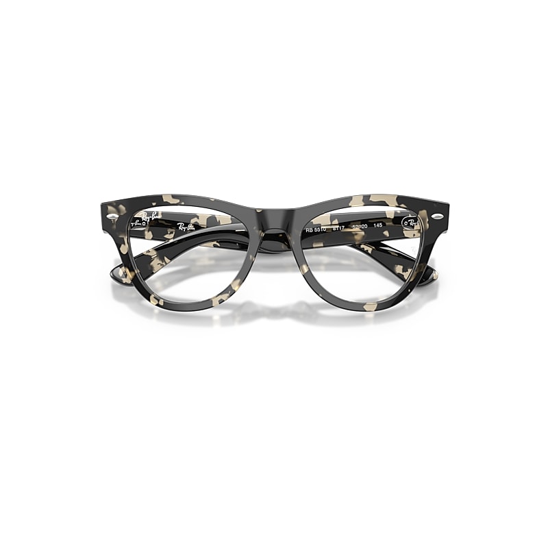 Ray Ban Rb5510 Optics Eyeglasses Grey Tortoise Frame Clear Lenses Polarized 50-20 In Grey Tortoise