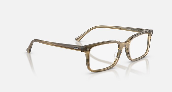 RB5445 OPTICS Eyeglasses with Striped Green Frame - RB5445F | Ray