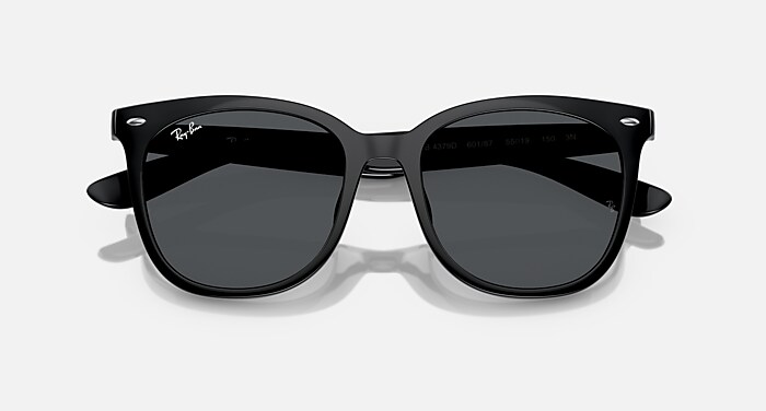 Ray-Ban Sunglasses Unisex Rb4379d - Black Frame Grey Lenses 55-19