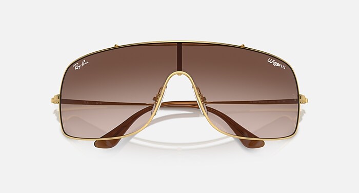 WINGS III Sunglasses in Arista Gold and Brown RB3897 Ray-Ban® US