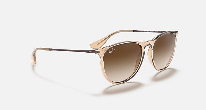 ERIKA COLOR MIX Sunglasses in Transparent Brown and Brown 