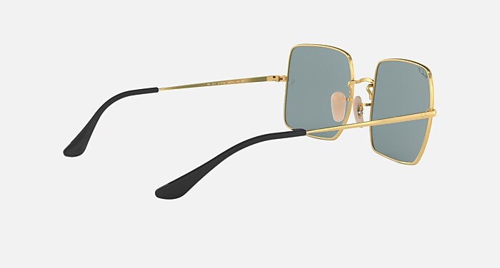 SQUARE BY PEGGY GOU Sunglasses in Gold and Polarized Grey  display picture 3
