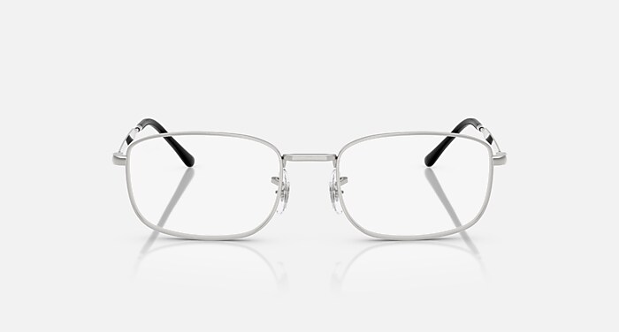 Ray-Ban Eyeglasses Unisex Rb6533 Optics Prescription - Silver Frame Clear Lenses 54-19 Polarized