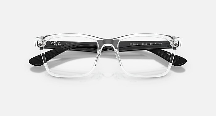 RB7025 OPTICS Eyeglasses with Transparent Frame - RB7025 | Ray-Ban® US