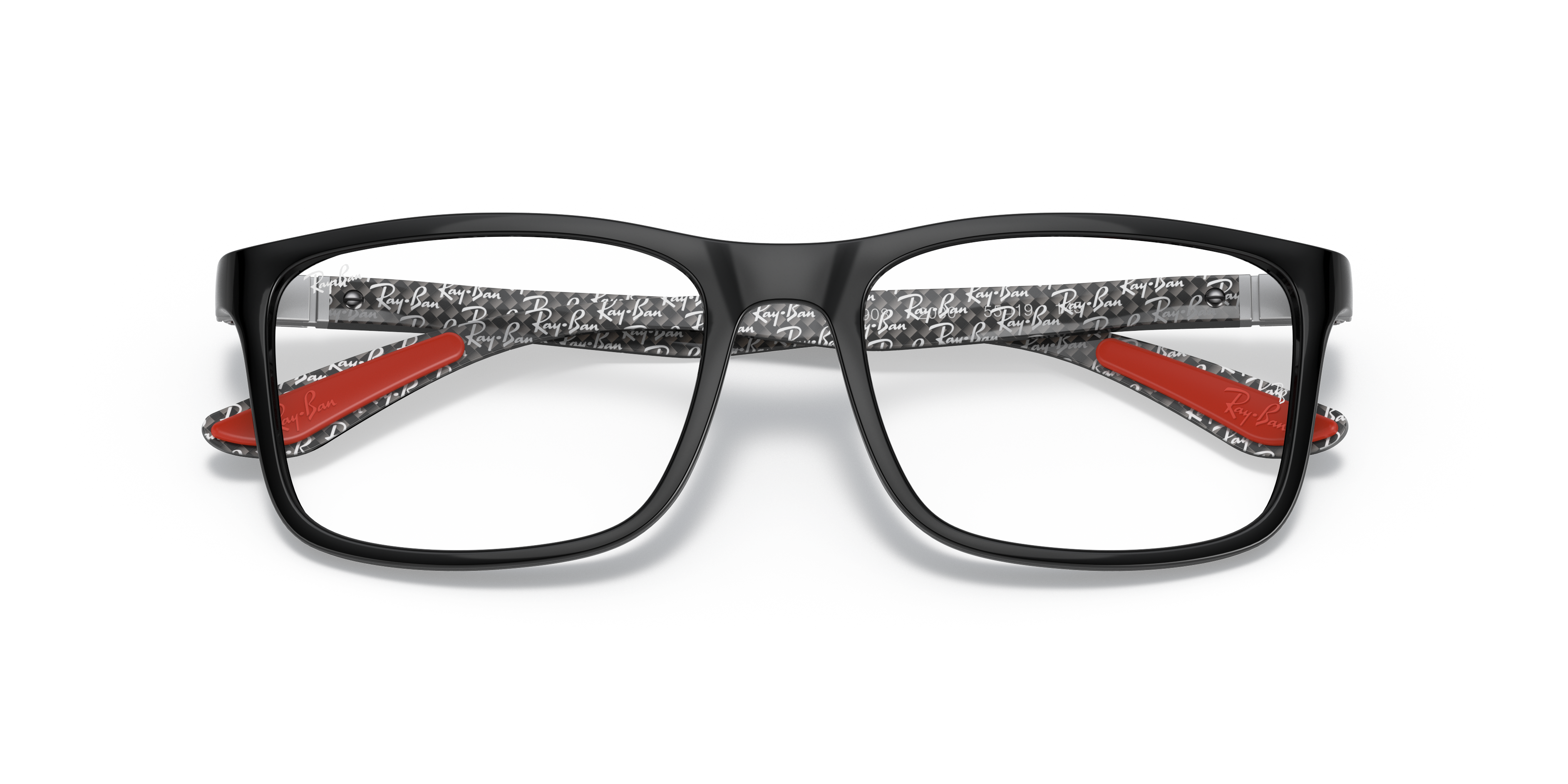 ★ ray2★ RB8908 OPTICS Eyeglasses with Transparent Grey Frame