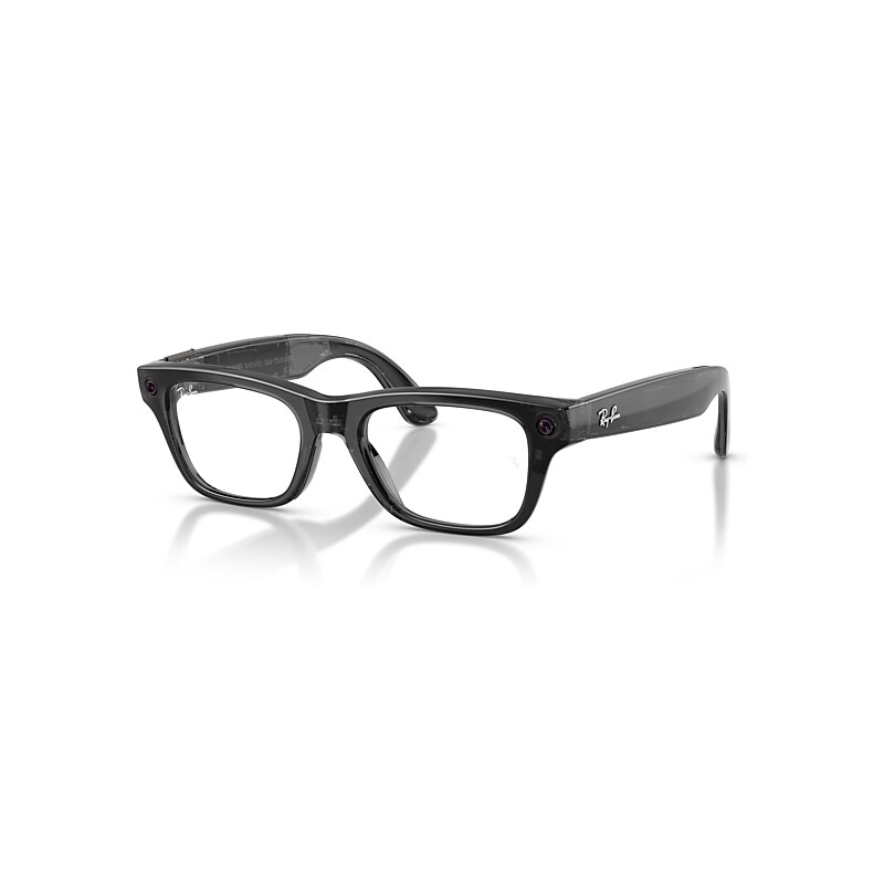 Ray-Ban Meta Optics (gen 2) Transparent Black Frame Demo Lens Prescription AI Glasses