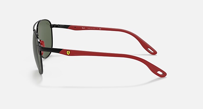 RB3659M SCUDERIA FERRARI COLLECTION Sunglasses in Black and Green 