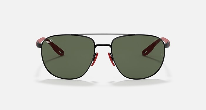 RB3659M SCUDERIA FERRARI COLLECTION Sunglasses in Black and Green 