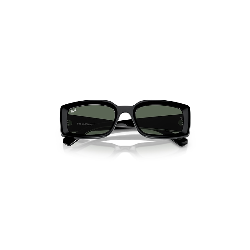 KILIANE BIO-BASED Sunglasses in Black and Dark Green - RB4395F