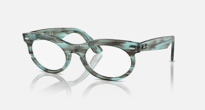 WAYFARER OVAL OPTICS Eyeglasses with Black Frame - RB2242VF