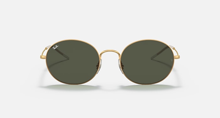 Ray-Ban Sunglasses Unisex Ray-Ban Beat - Gold Frame Green Lenses 53-20