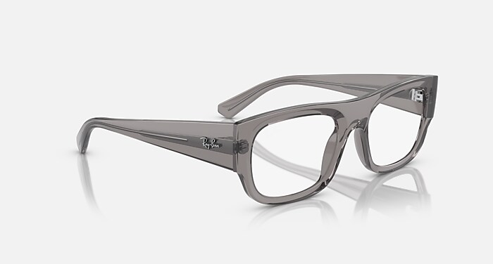 KRISTIN OPTICS BIO-BASED Eyeglasses with Transparent Grey Frame