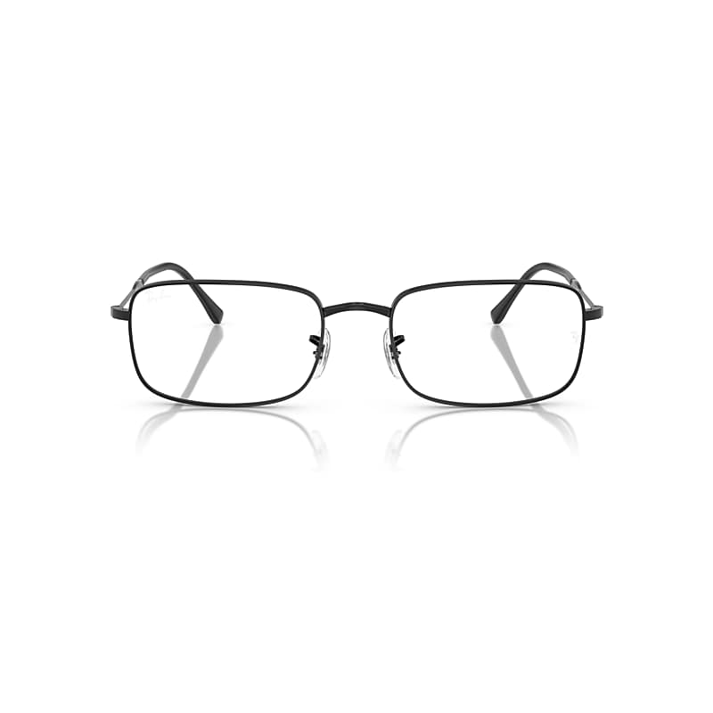 Ray Ban Rb3746v Optics Eyeglasses Black Frame Clear Lenses Polarized 56-20 In Black