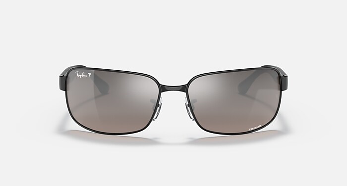 レイバン　RB3566 - CH クロマンス ブラウン RB3566CH CHROMANCE Sunglasses in Gunmetal and Blue