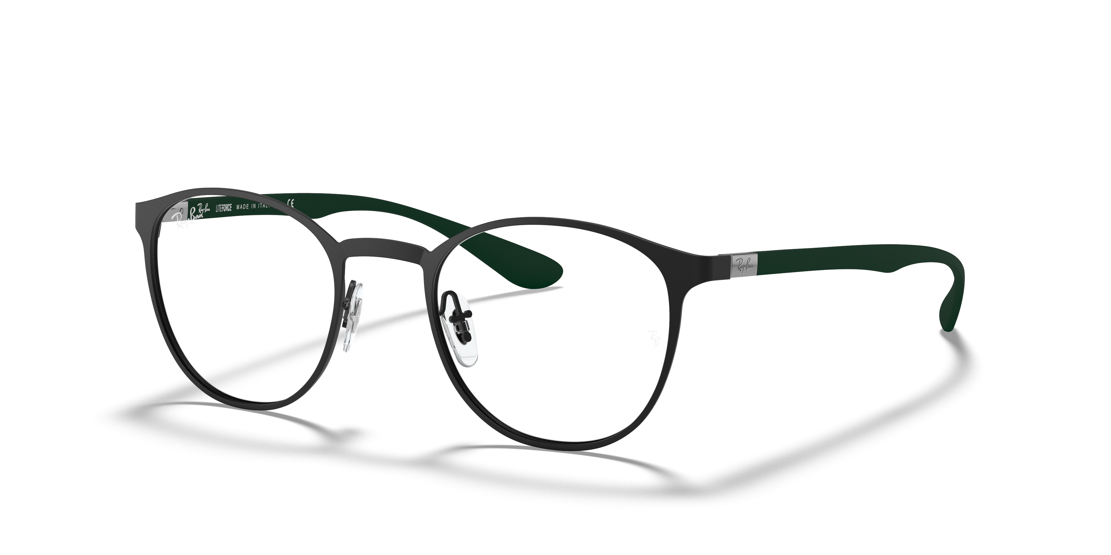 RB6355 OPTICS Matte Black Frame Clear Lenses 50-20
