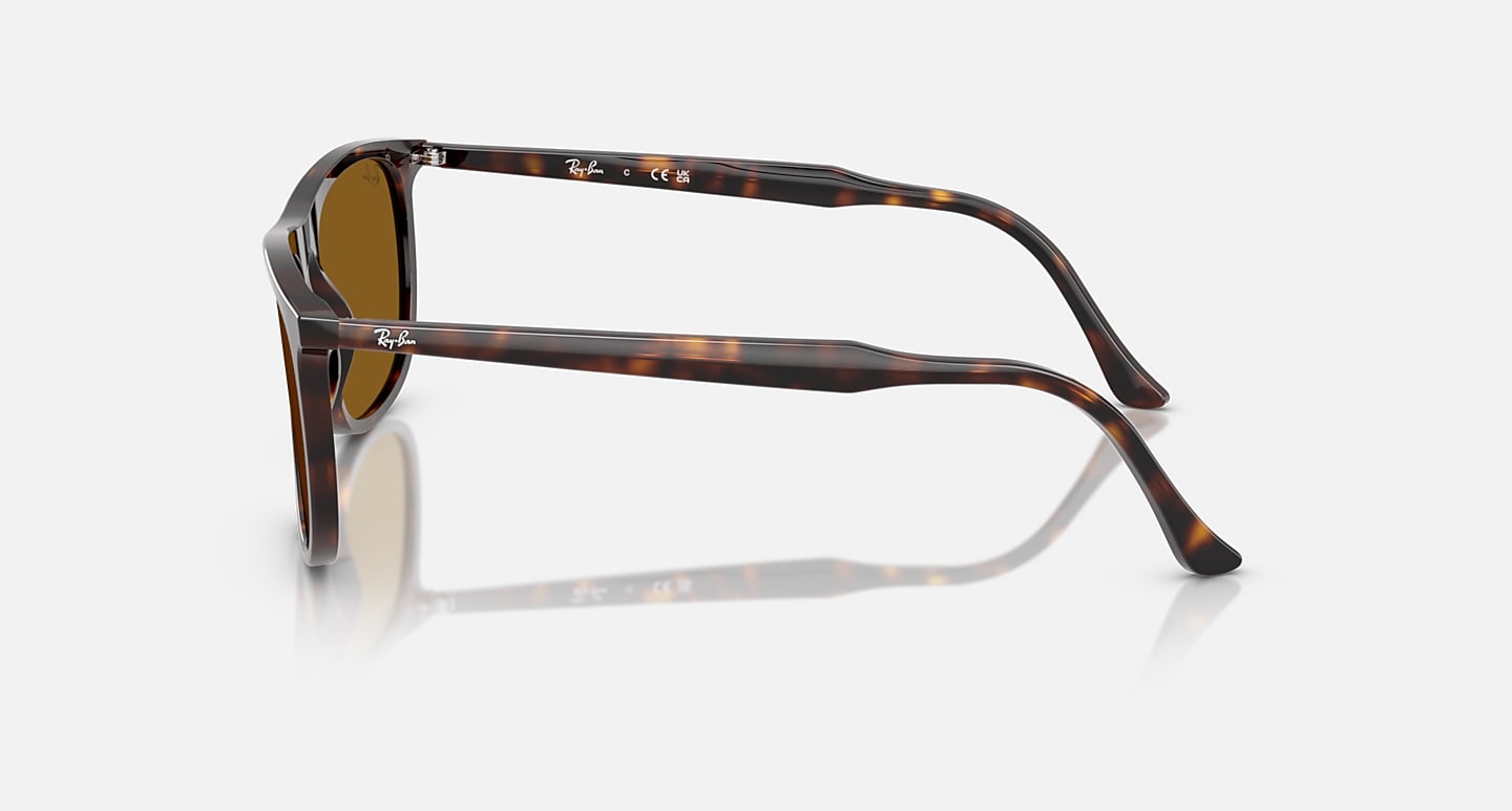 Ray-Ban Sunglasses Unisex Rb2216 - Havana Frame Brown Lenses 61-18