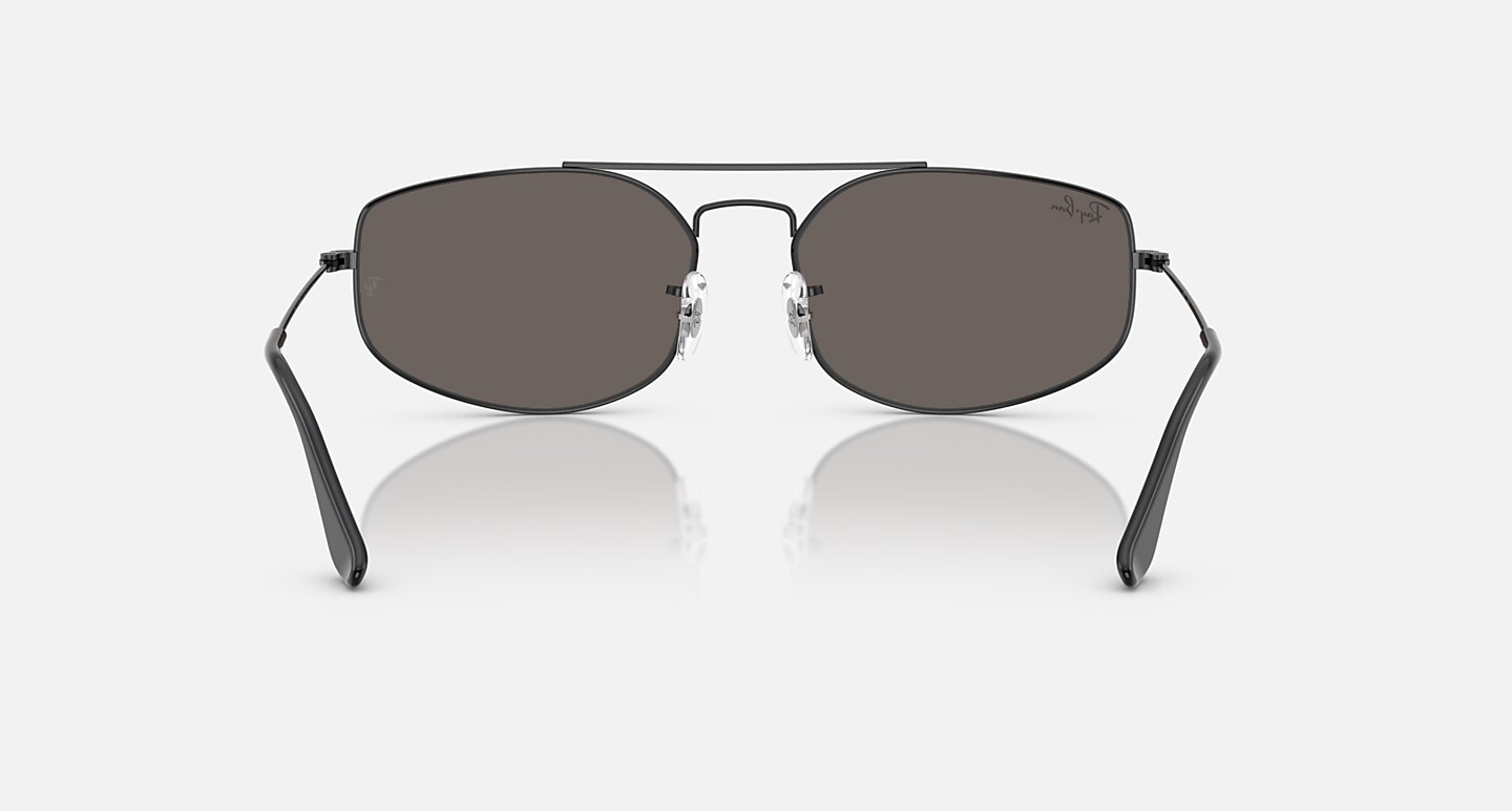 Ray-Ban Sunglasses Unisex Explorer V - Black Frame Grey Lenses 60-17