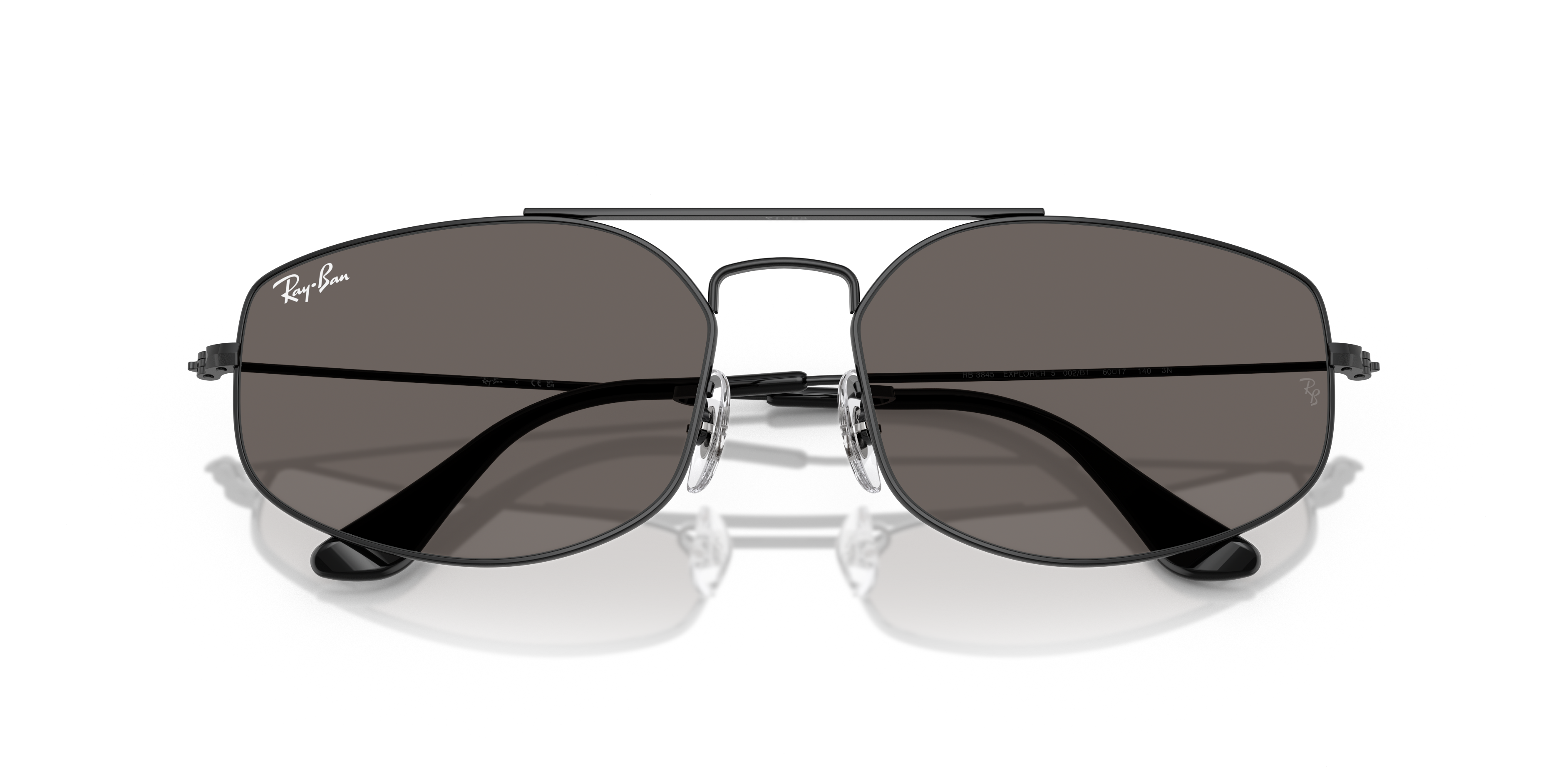 EXPLORER V Sunglasses in Black and Dark Grey - RB3845 | Ray-Ban® US